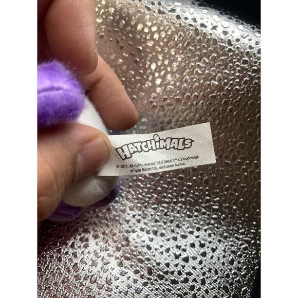 2019 Hatchimals Spinmaster Keychain Plush Flying Baby Monkey W/ Wings And Sounds - Picture 4 of 5